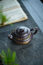 【上新桥】 制壶 万庆元（国家级高级工艺美术师） 原矿紫茄泥 容量 420cc