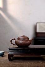 佳作鉴藏·仿古 老紫泥.约350cc 制壶 诸葛永南 民国十大陶刻家诸葛勋之子