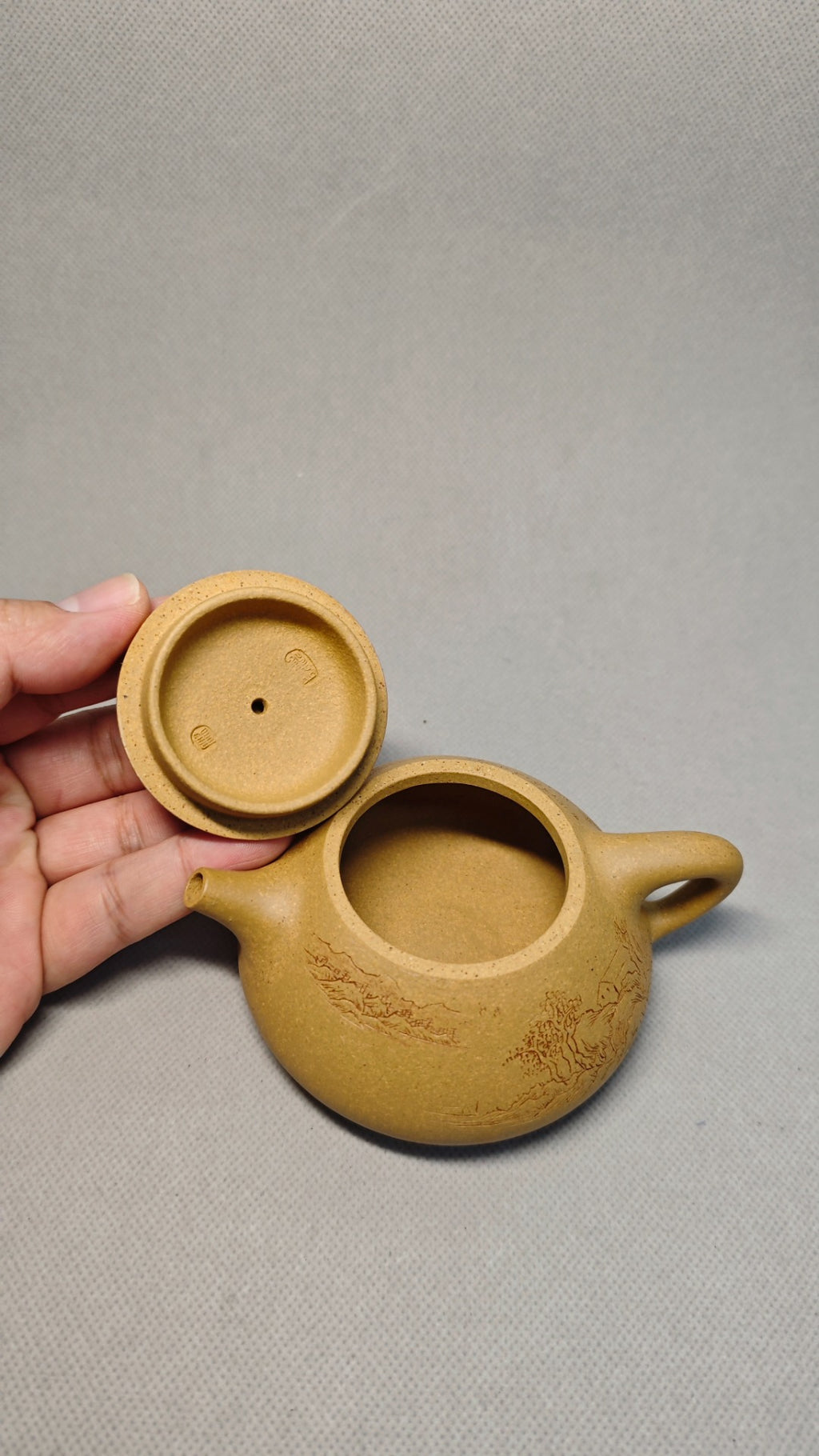 【景舟石瓢】  制壶：焦亚强   (国家级工艺美术师) 泥料：原矿黄段泥 容量：170cc
