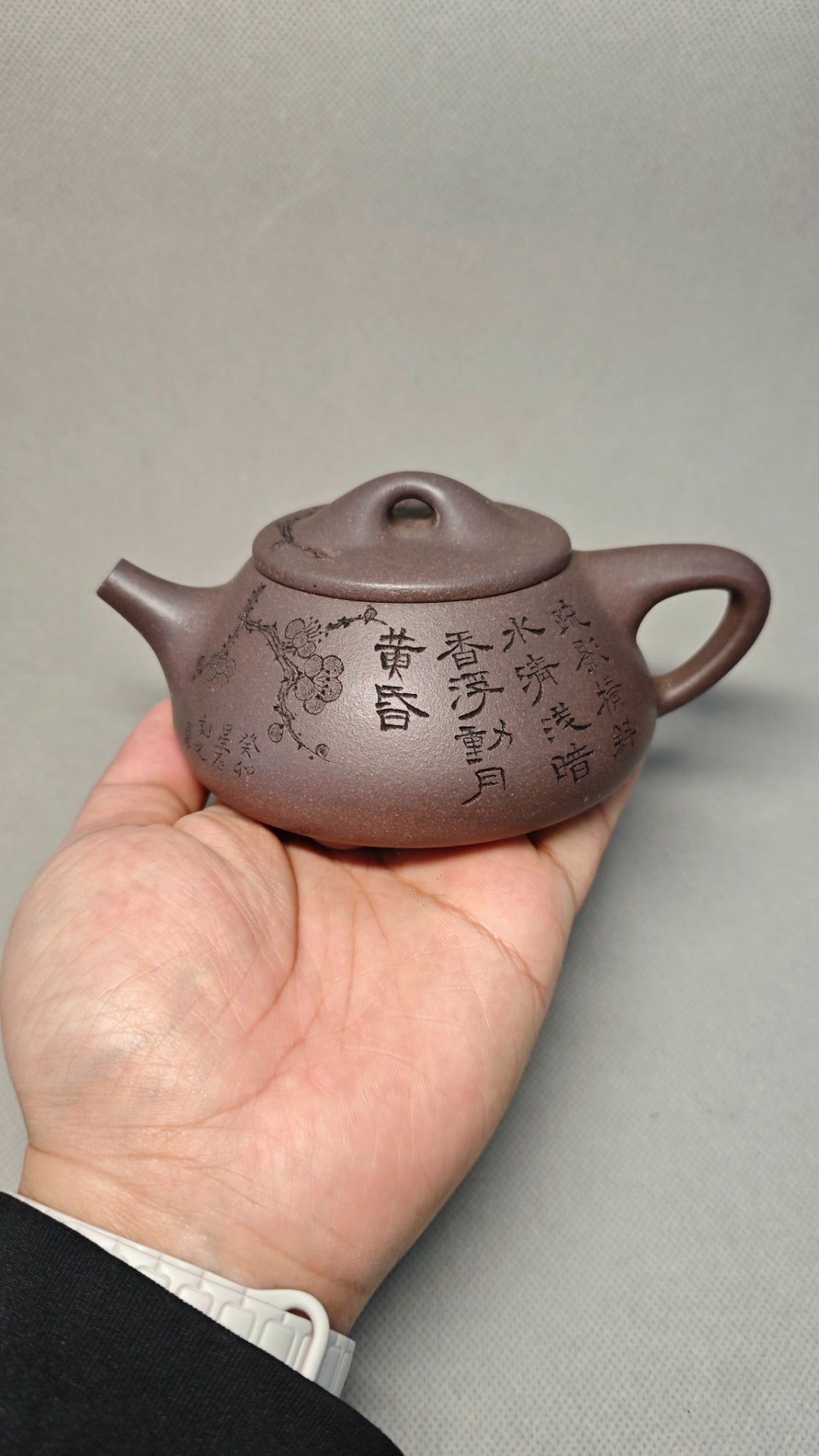 【景舟石瓢】  制壶：焦亚强   (国家级工艺美术师) 泥料：原矿青段泥 容量：270cc