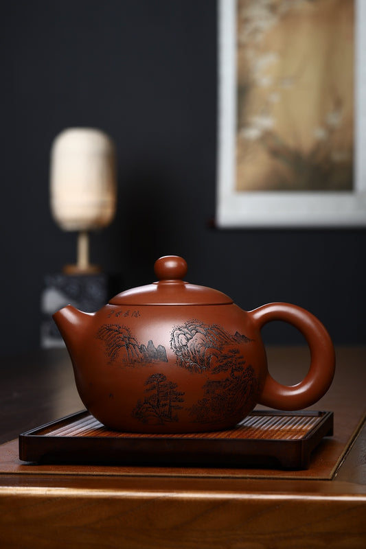 超大容量1800CC：【大西施】 作者：钱云娇（国家级工艺美术师） 原矿深井底槽清