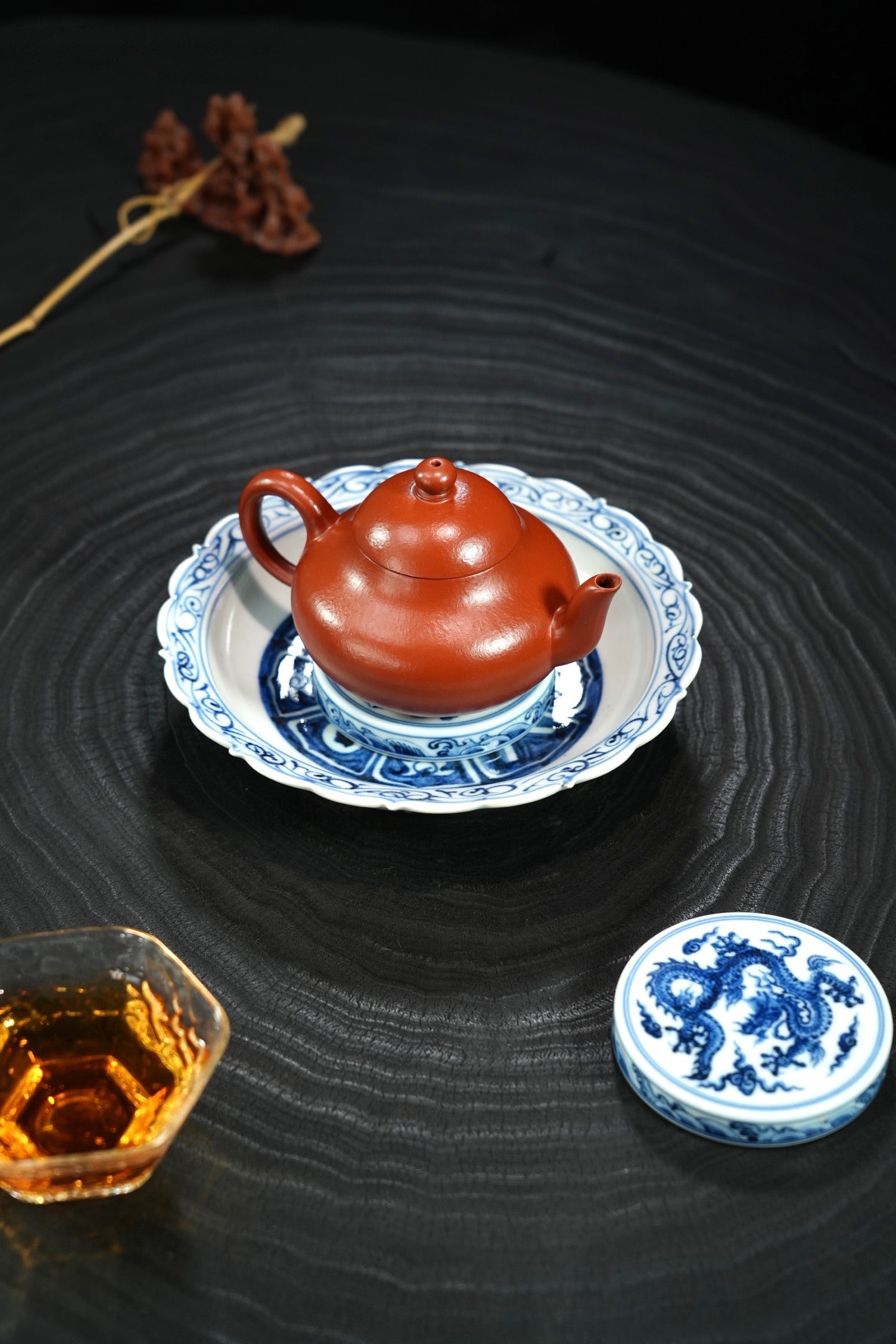 全手工【梨形·经典】 原矿极品朱泥·140cc·10孔