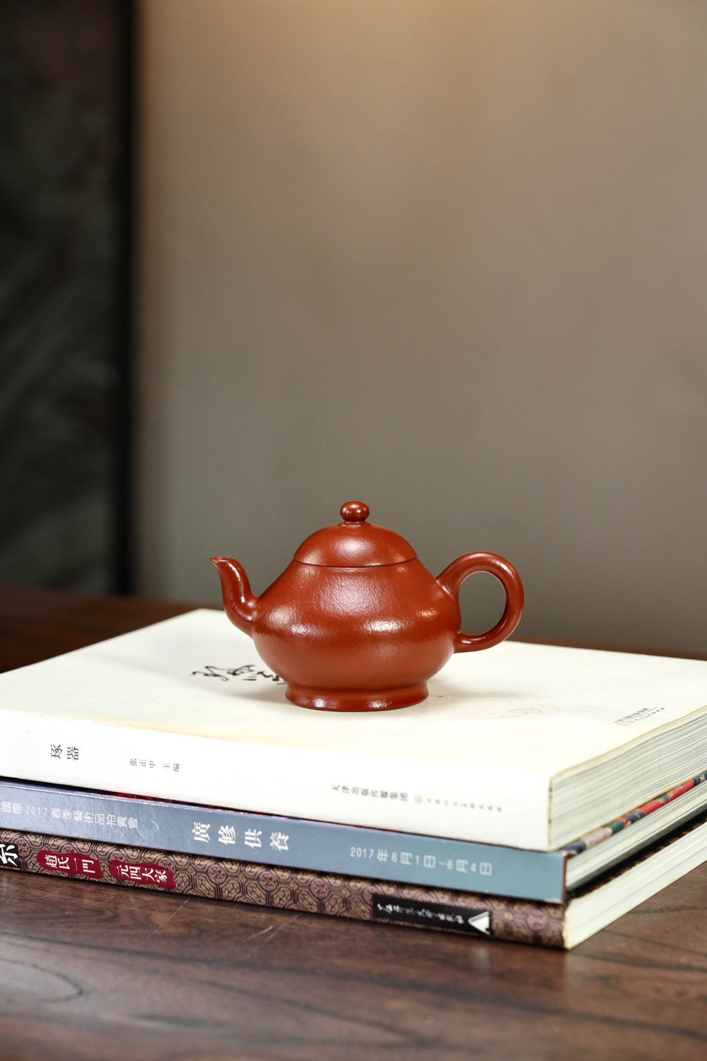 全手工·小精品【梨形】 原矿极品朱泥·170cc·9孔