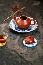 全手工·小精品【梨形】 原矿极品朱泥·170cc·9孔