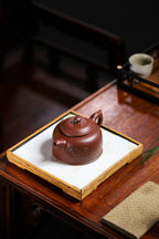 国工精品 【四方如意】 泥料：家藏陈腐底槽清（泥料油性足 一泡就润）  容量 ：390cc