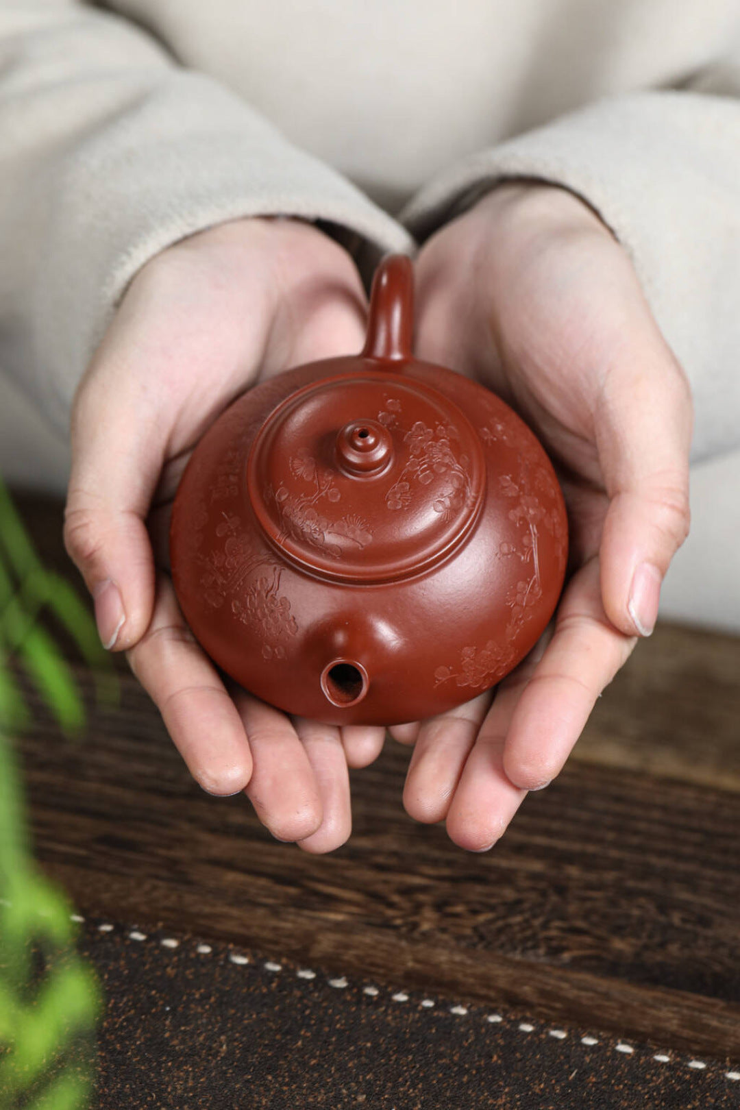 【寒江】顶级大红袍泥料/180cc内推球孔出水