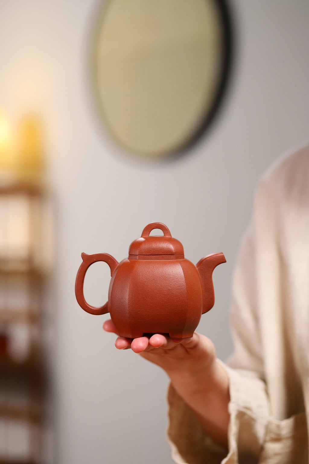 【福临八方】 泥料：原矿红清水泥 容量280cc 出水孔数22孔