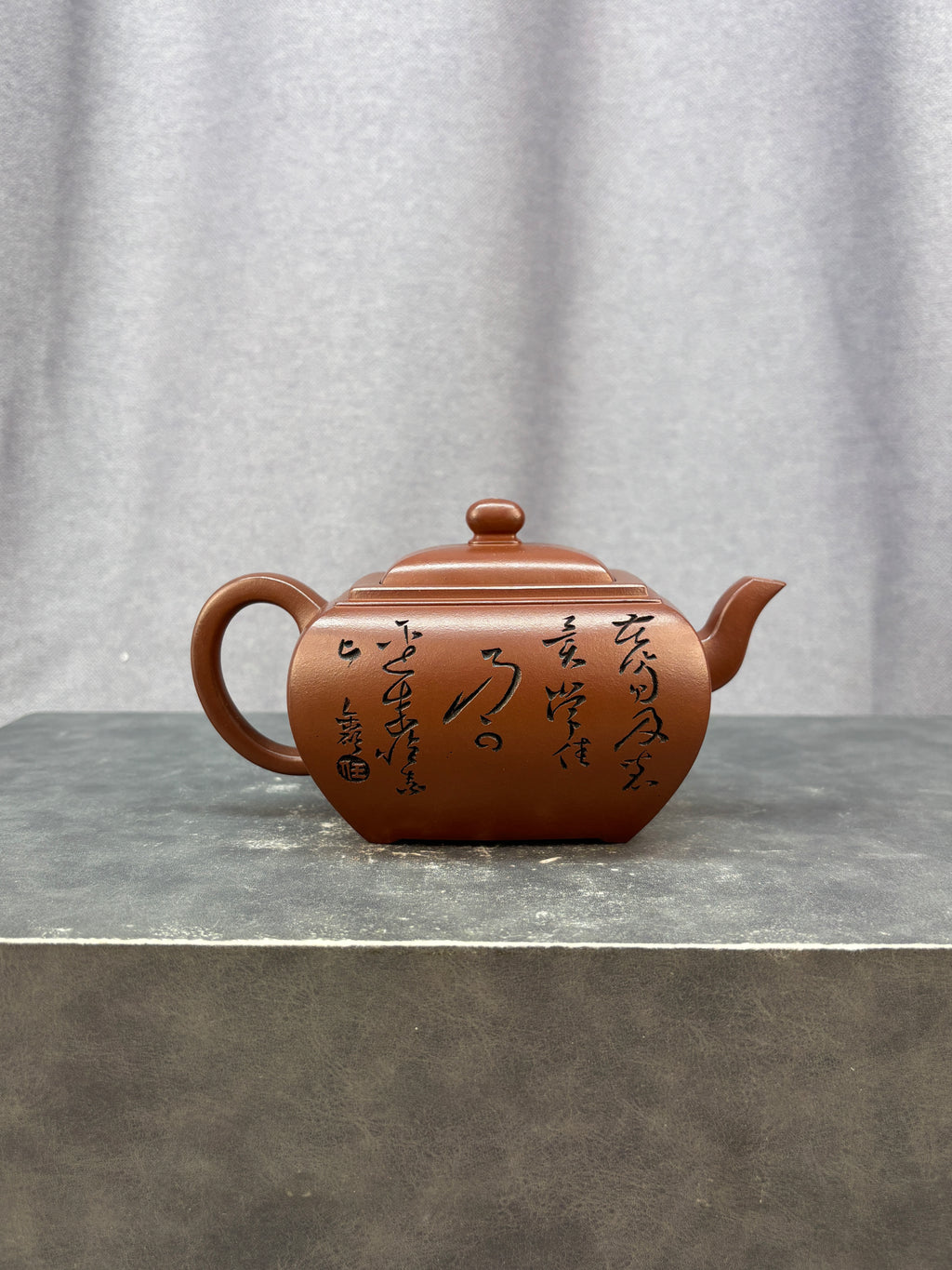 程辉大师佳作福利·紫砂界的功勋级重器《鸣远丁卯壶》原矿极品老紫泥 430cc