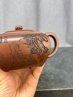 程辉大师佳作福利·紫砂界的功勋级重器《鸣远丁卯壶》原矿极品老紫泥 430cc