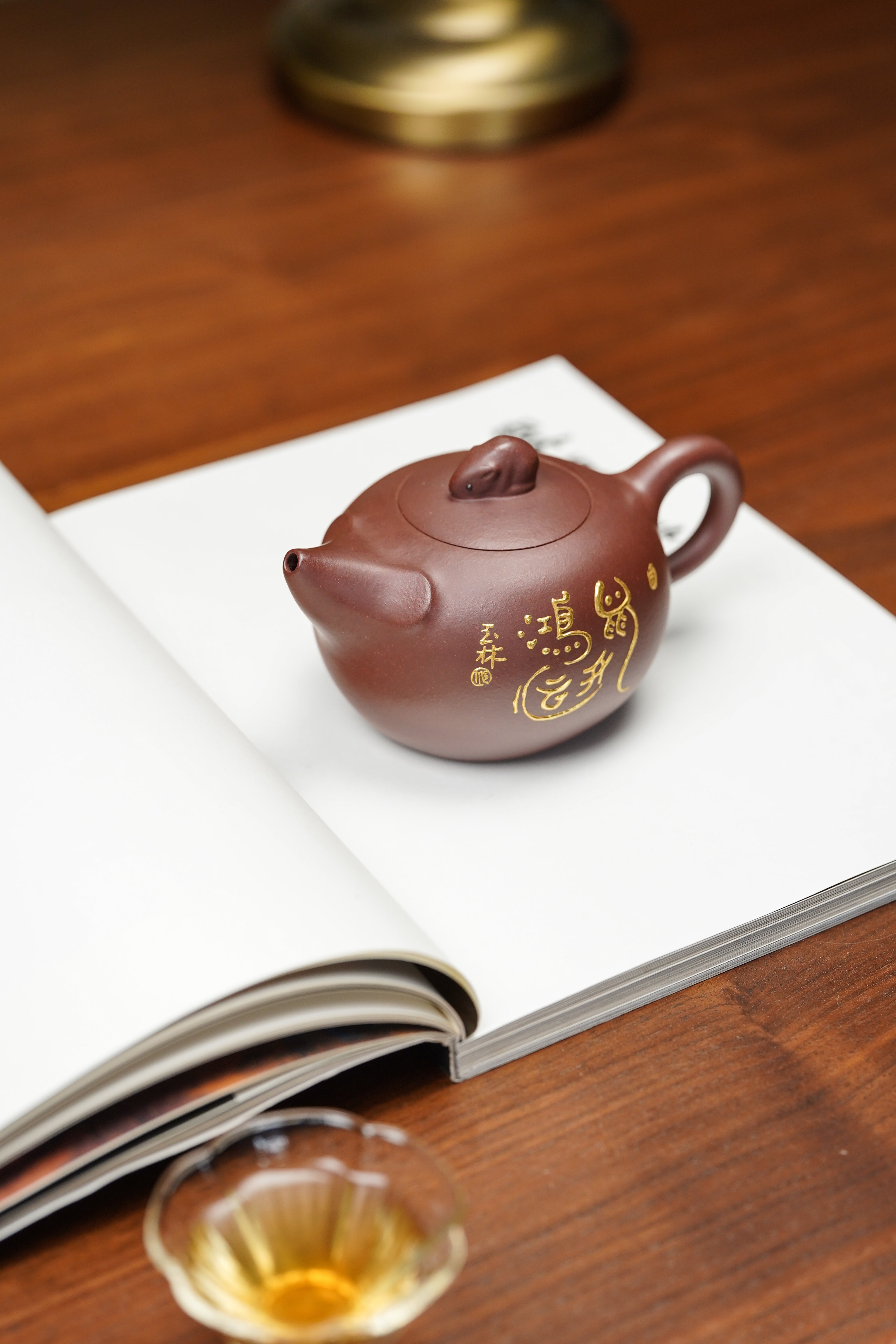 生肖之首·鼠开鸿运｜国大师邱玉林典藏紫砂壶 原矿极品底槽清·300cc