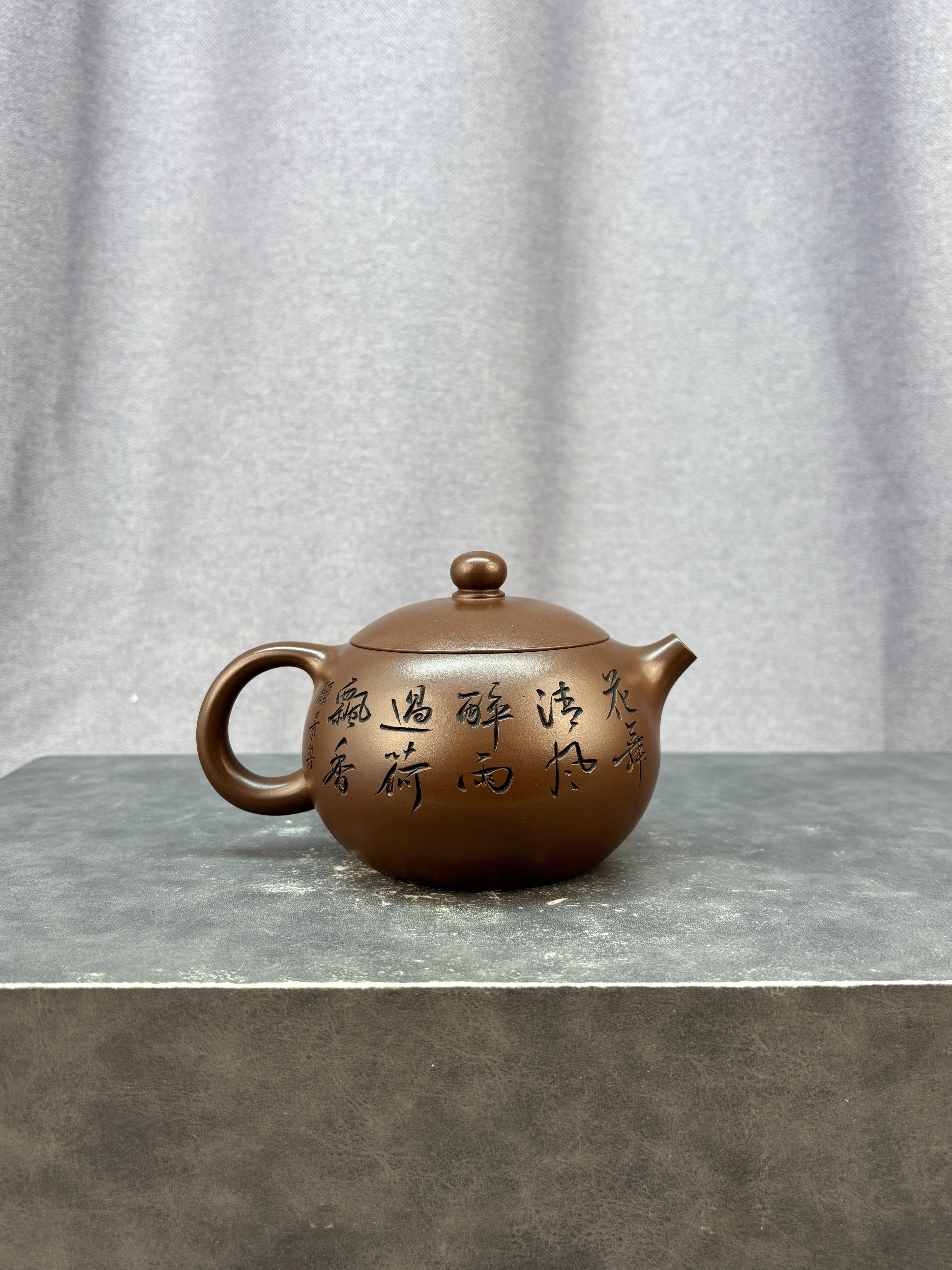 程辉大师佳作福利·紫砂界的功勋级重器《西施壶》原矿国标紫泥 350cc