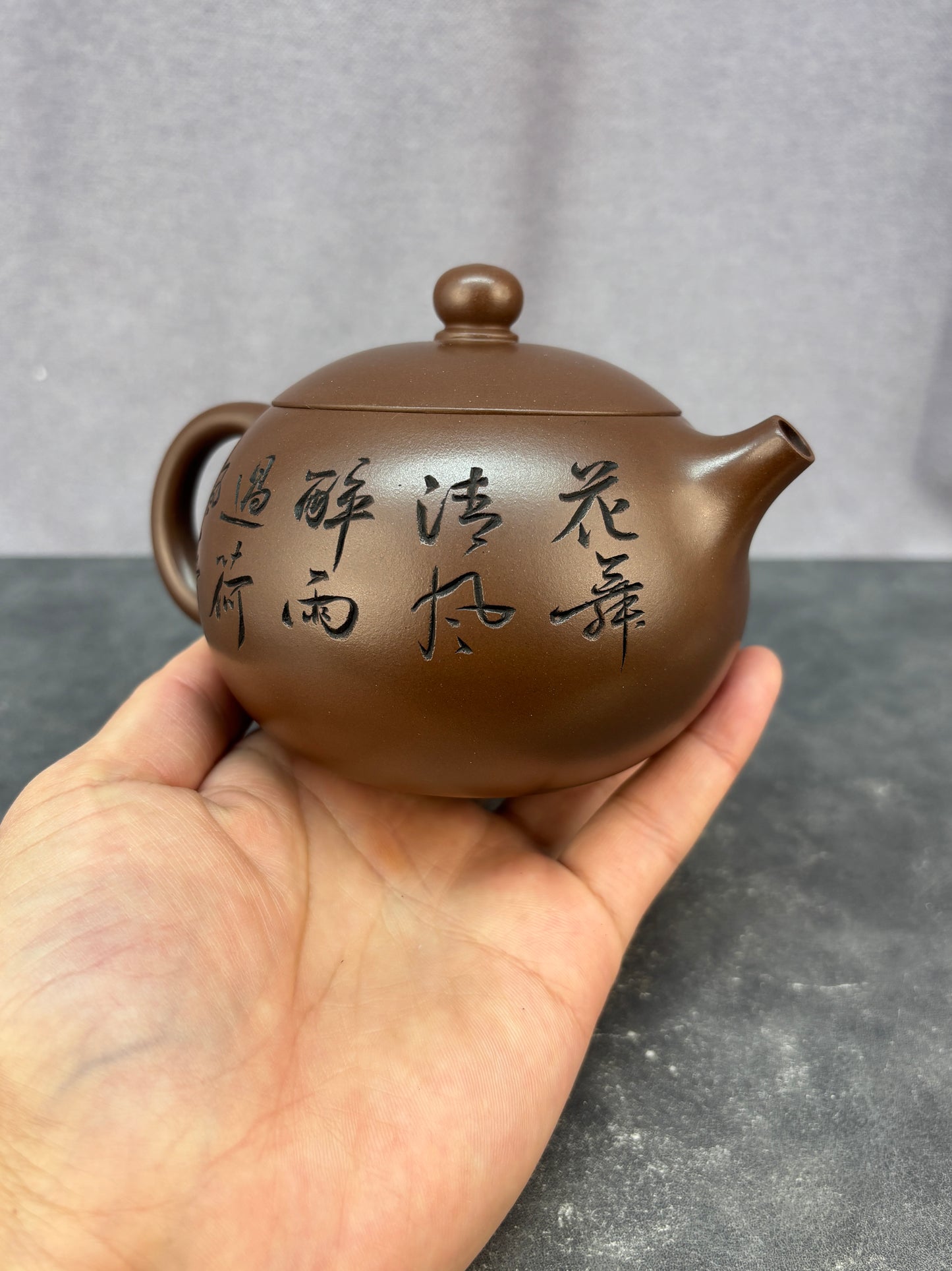 程辉大师佳作福利·紫砂界的功勋级重器《西施壶》原矿国标紫泥 350cc