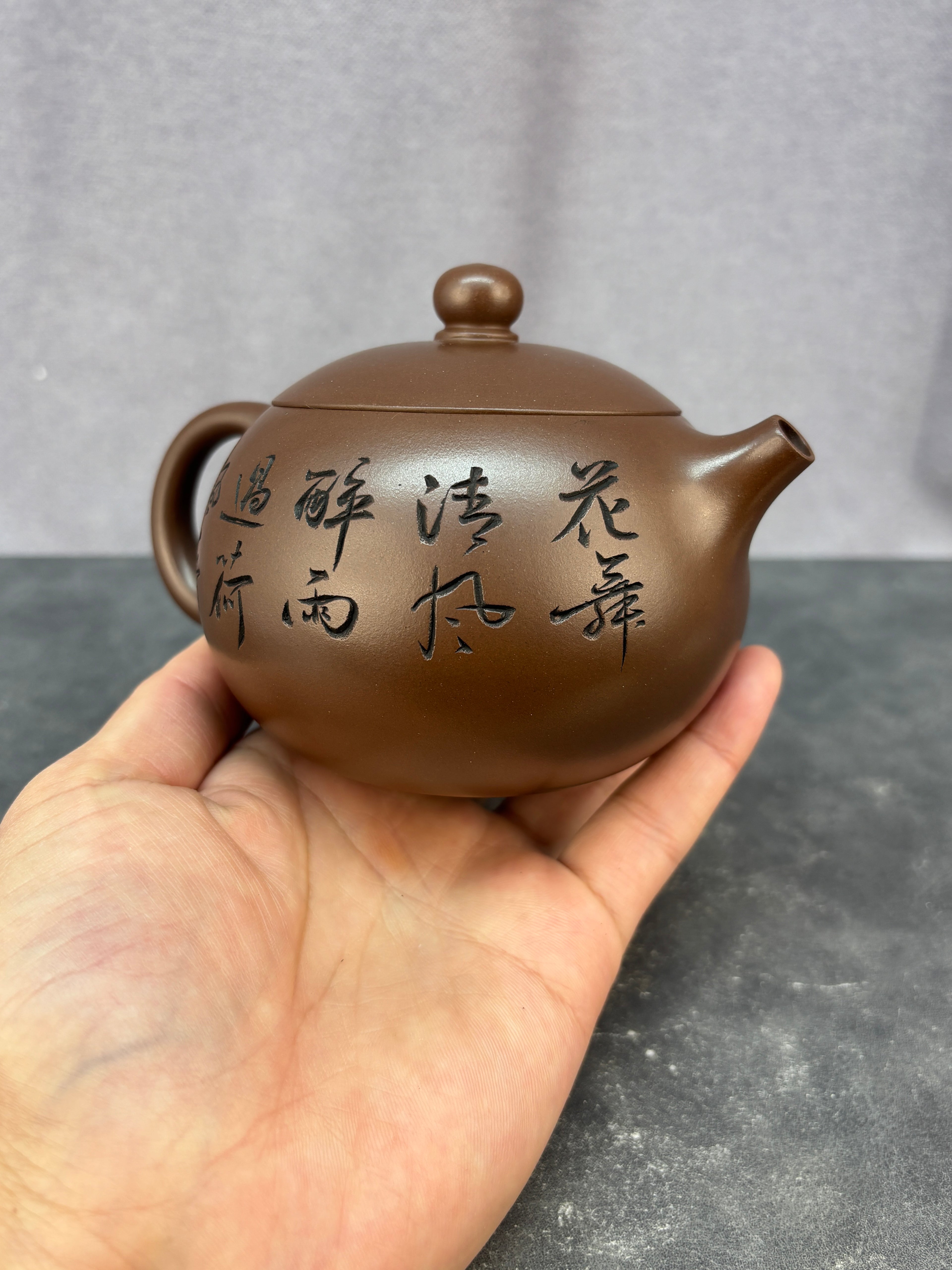程辉大师佳作福利·紫砂界的功勋级重器《西施壶》原矿国标紫泥 350cc
