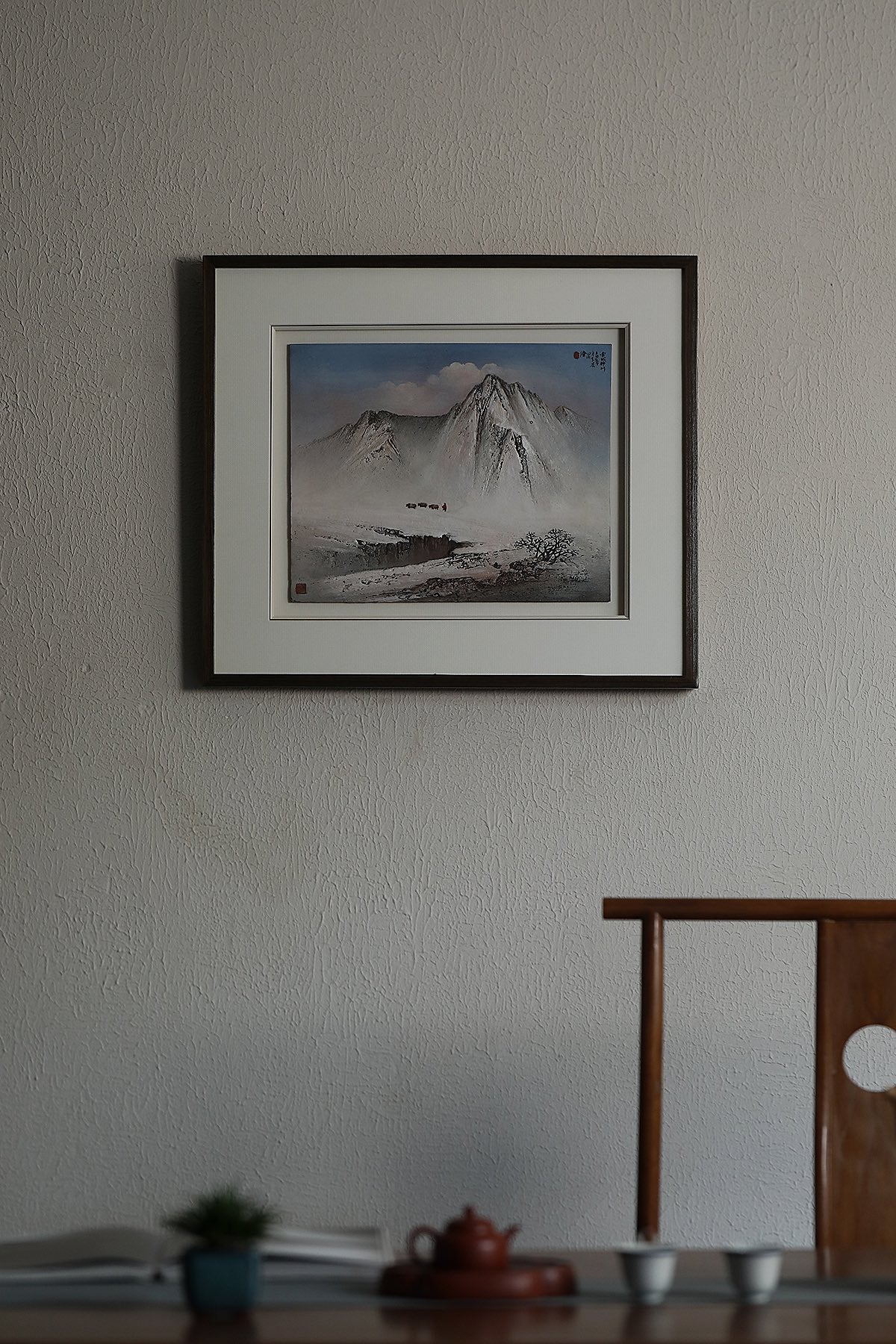 雪域神川 | 何光宏大师·登峰造极孤品·紫砂立体意境山水陶板画 开宗立派·一代宗师的巅峰冬景孤品