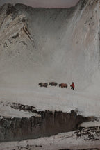 雪域神川 | 何光宏大师·登峰造极孤品·紫砂立体意境山水陶板画 开宗立派·一代宗师的巅峰冬景孤品