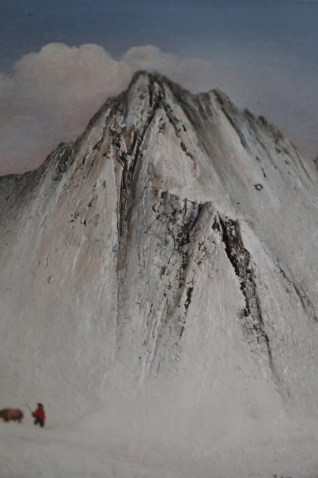 雪域神川 | 何光宏大师·登峰造极孤品·紫砂立体意境山水陶板画 开宗立派·一代宗师的巅峰冬景孤品