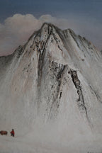 雪域神川 | 何光宏大师·登峰造极孤品·紫砂立体意境山水陶板画 开宗立派·一代宗师的巅峰冬景孤品