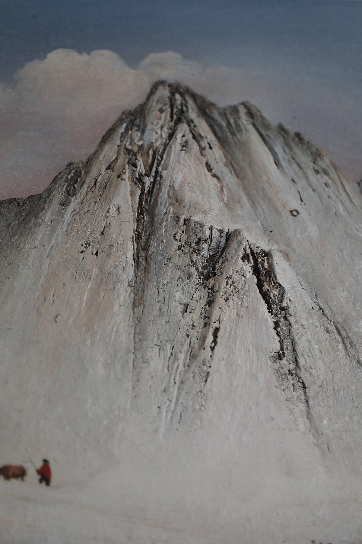 雪域神川 | 何光宏大师·登峰造极孤品·紫砂立体意境山水陶板画 开宗立派·一代宗师的巅峰冬景孤品