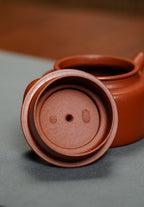 邱爽 | 范泽锋高徒·省大师紫砂潜力重器【德钟壶】原矿优质粗砂朱泥·110cc 小品