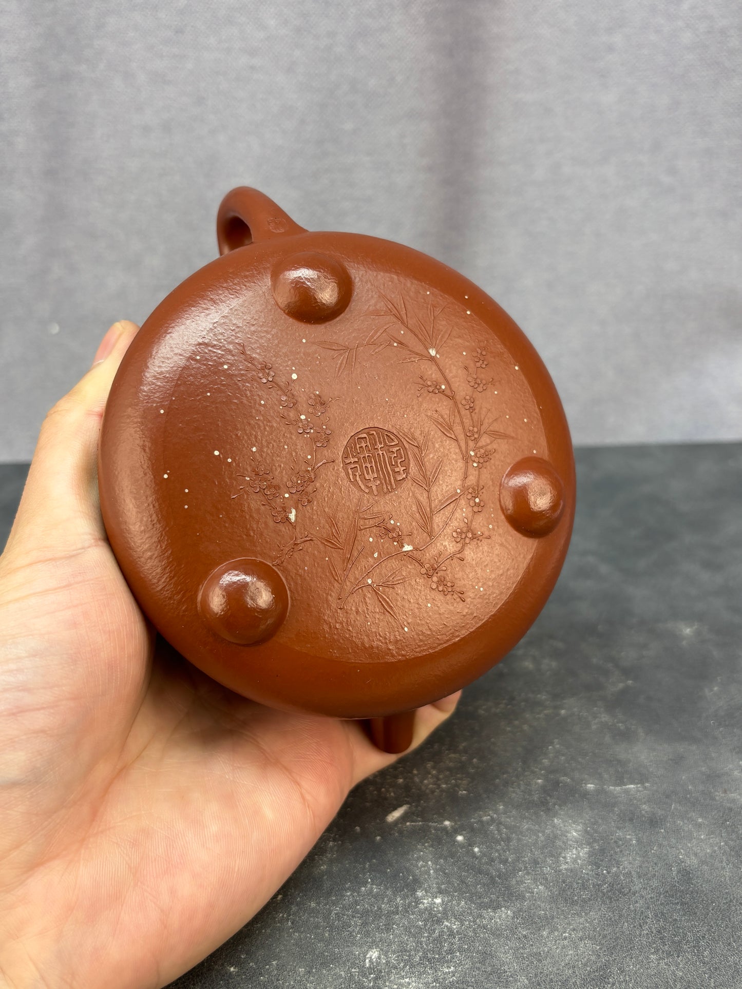 程辉大师佳作福利·紫砂界的功勋级重器《景舟石瓢》原矿极品朱泥 300cc