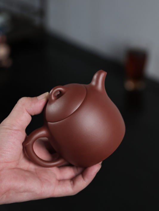 秦权【优质紫泥·传统手制·半手工·经典传统器·245cc 民间实力派作品 】