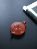 上新桥【极品粗砂朱泥·传统手制·全手工·经典传统器·180cc·9孔·实力派何俊杰作品】