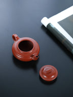 上新桥【极品粗砂朱泥·传统手制·全手工·经典传统器·180cc·9孔·实力派何俊杰作品】