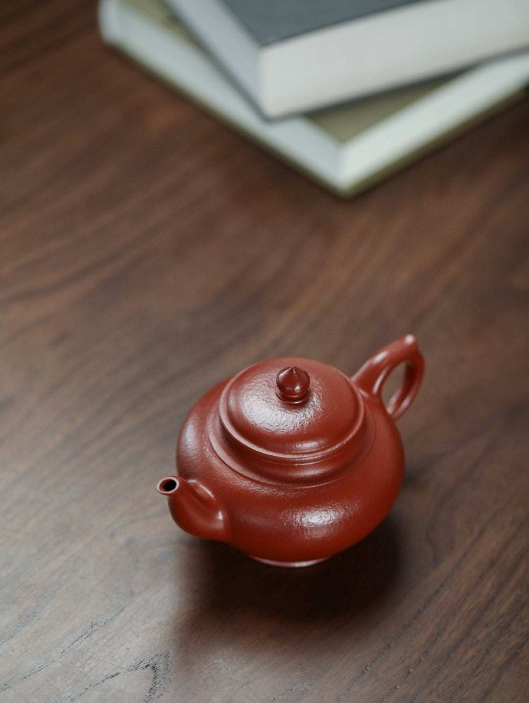 小笑樱壶【极品粗砂朱泥·传统手制·全手工精品·经典传统器·180cc·9孔·实力派作品】
