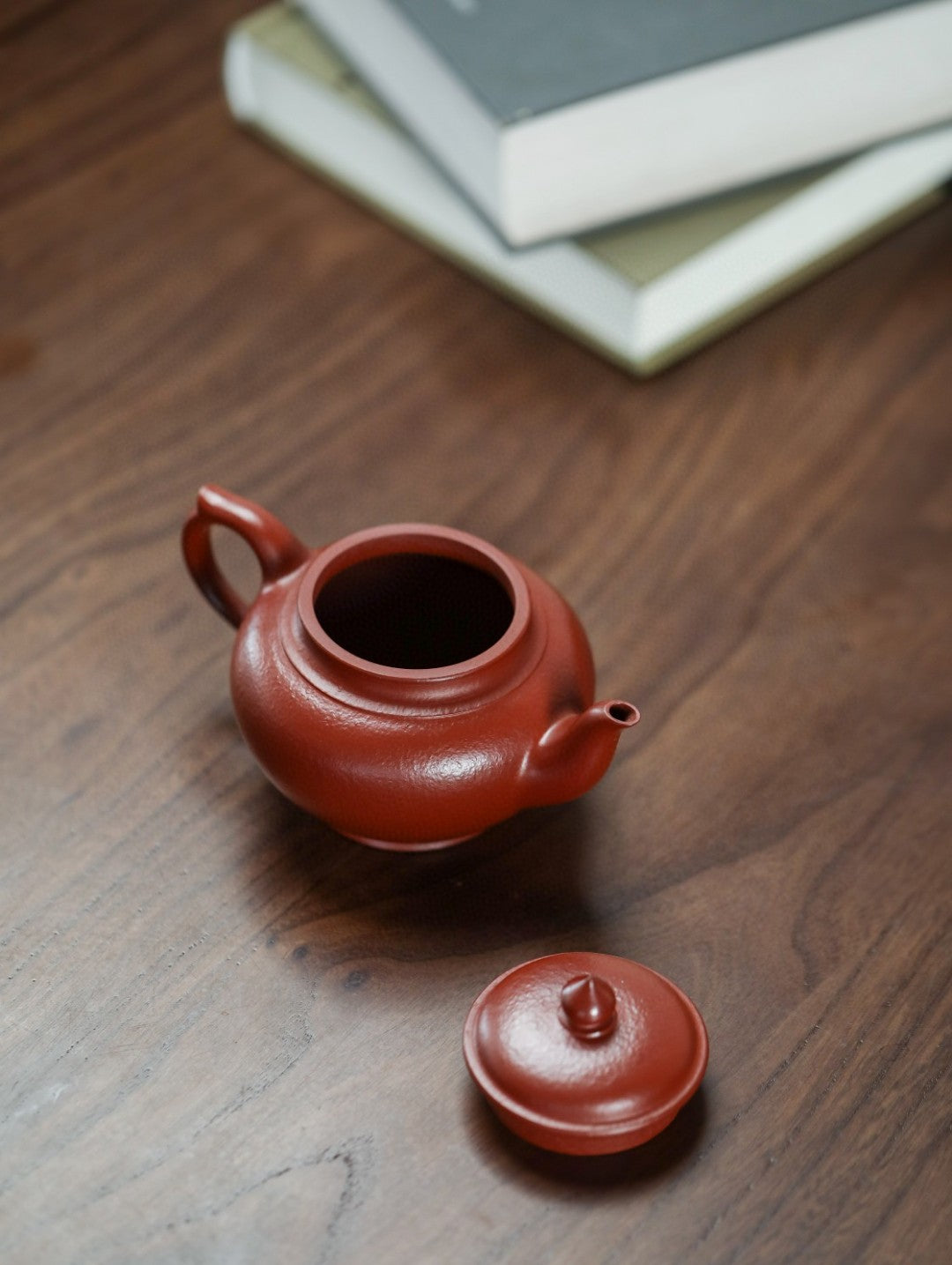 小笑樱壶【极品粗砂朱泥·传统手制·全手工精品·经典传统器·180cc·9孔·实力派作品】