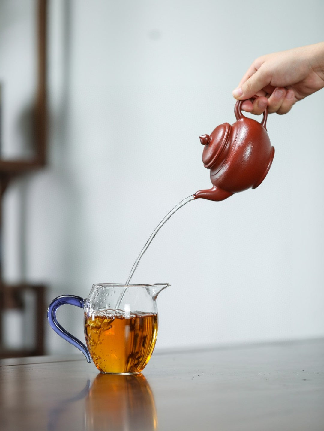 小笑樱壶【极品粗砂朱泥·传统手制·全手工精品·经典传统器·180cc·9孔·实力派作品】