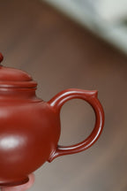 小笑樱壶【极品粗砂朱泥·传统手制·全手工精品·经典传统器·180cc·9孔·实力派作品】