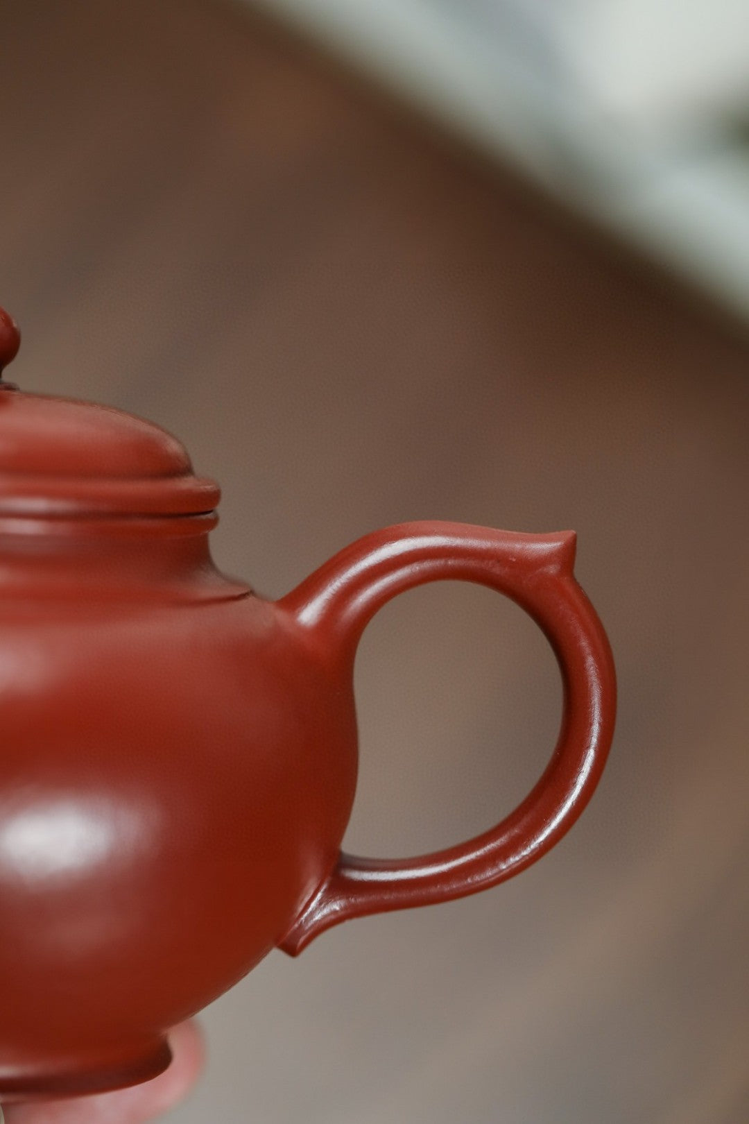 小笑樱壶【极品粗砂朱泥·传统手制·全手工精品·经典传统器·180cc·9孔·实力派作品】