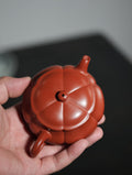 菱花明炉【全手工· 传统手制· 筋纹器 ·优质朱泥·180cc·14孔· 民间实力派】