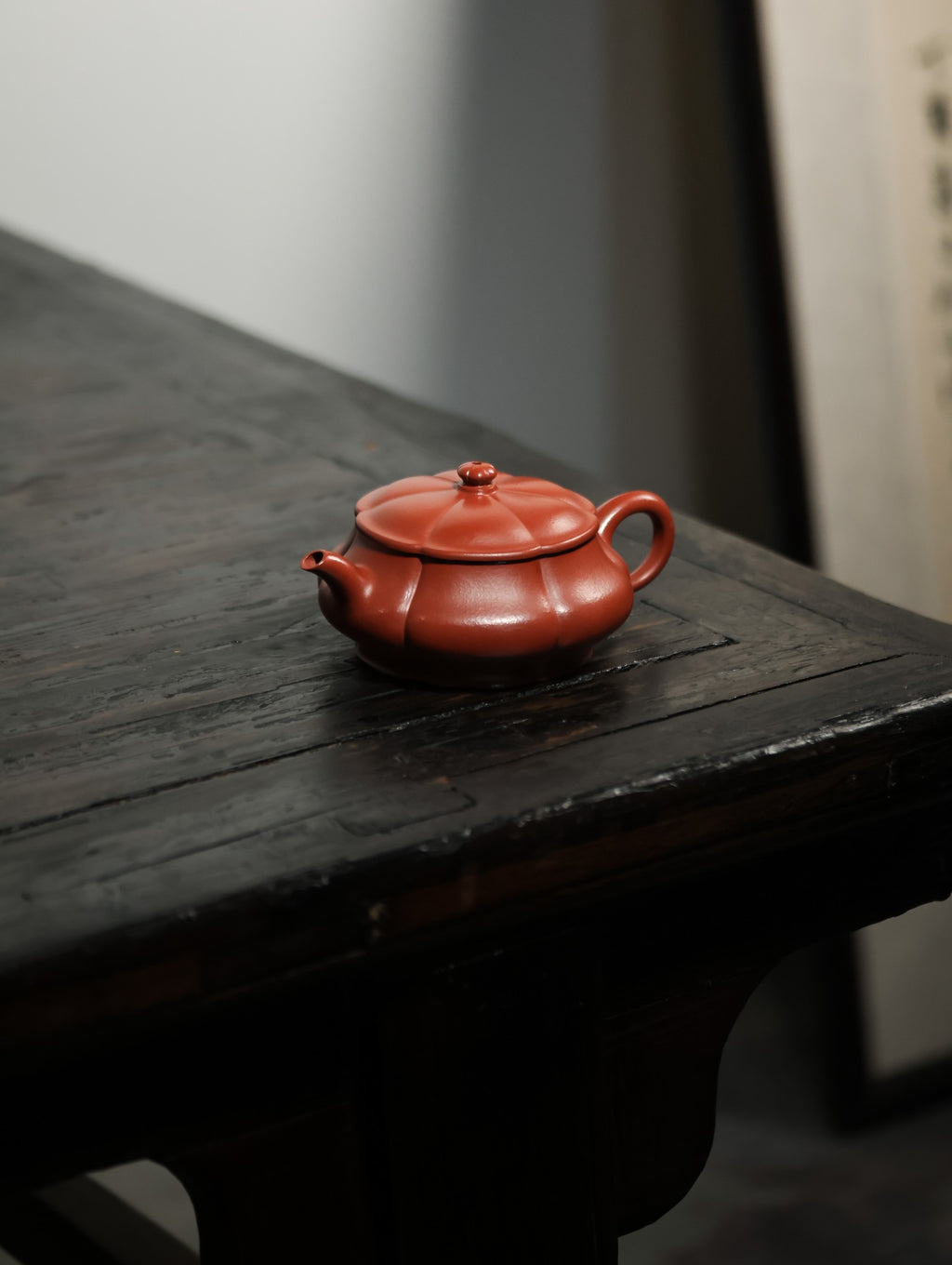 菱花明炉【全手工· 传统手制· 筋纹器 ·优质朱泥·180cc·14孔· 民间实力派】