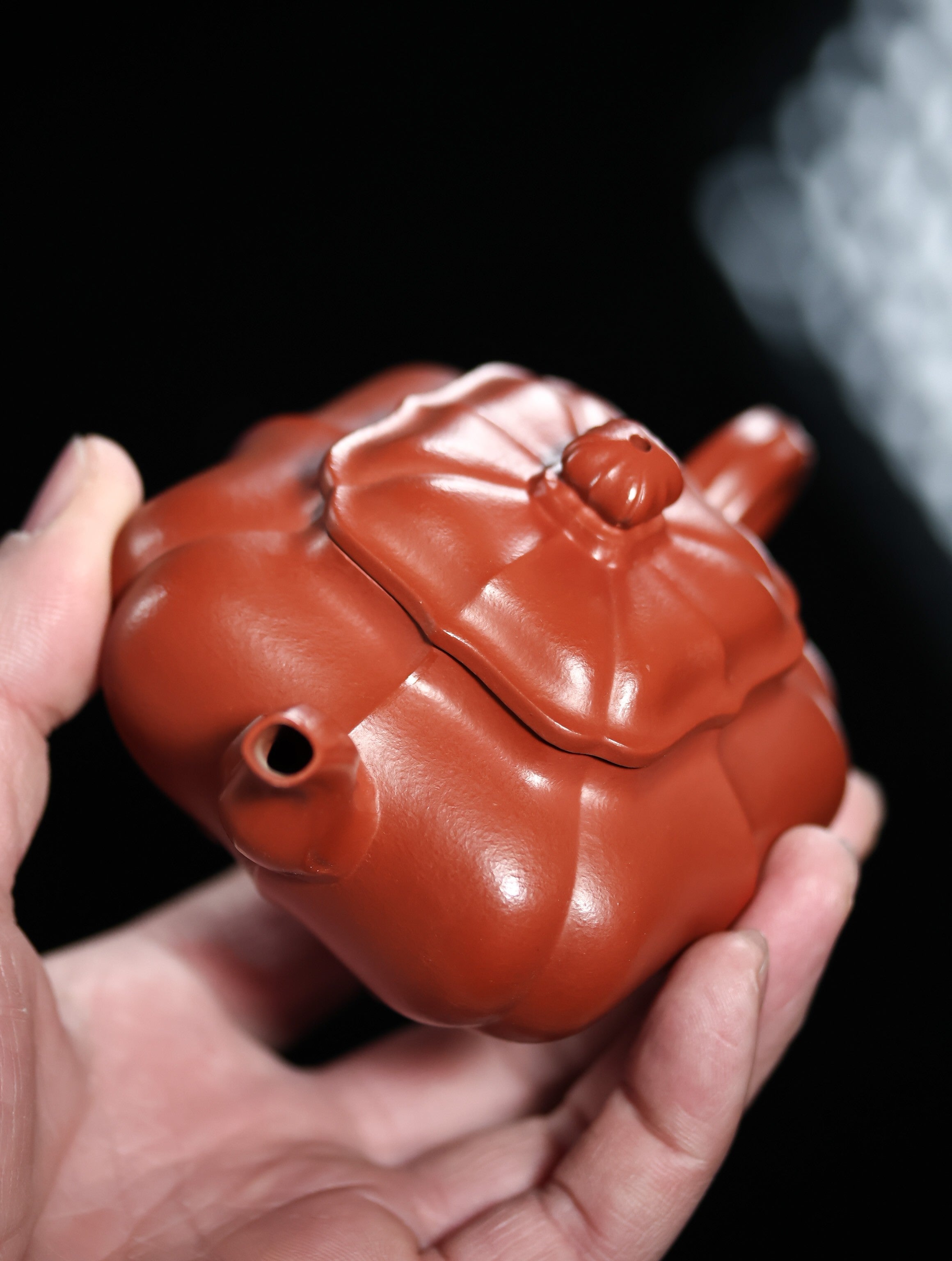 锦纹传炉【优质朱泥大红袍 全手工制作 民间实力派 170cc 】
