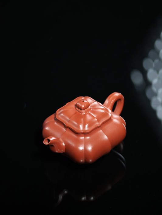 锦纹传炉【优质朱泥大红袍 全手工制作 民间实力派 170cc 】