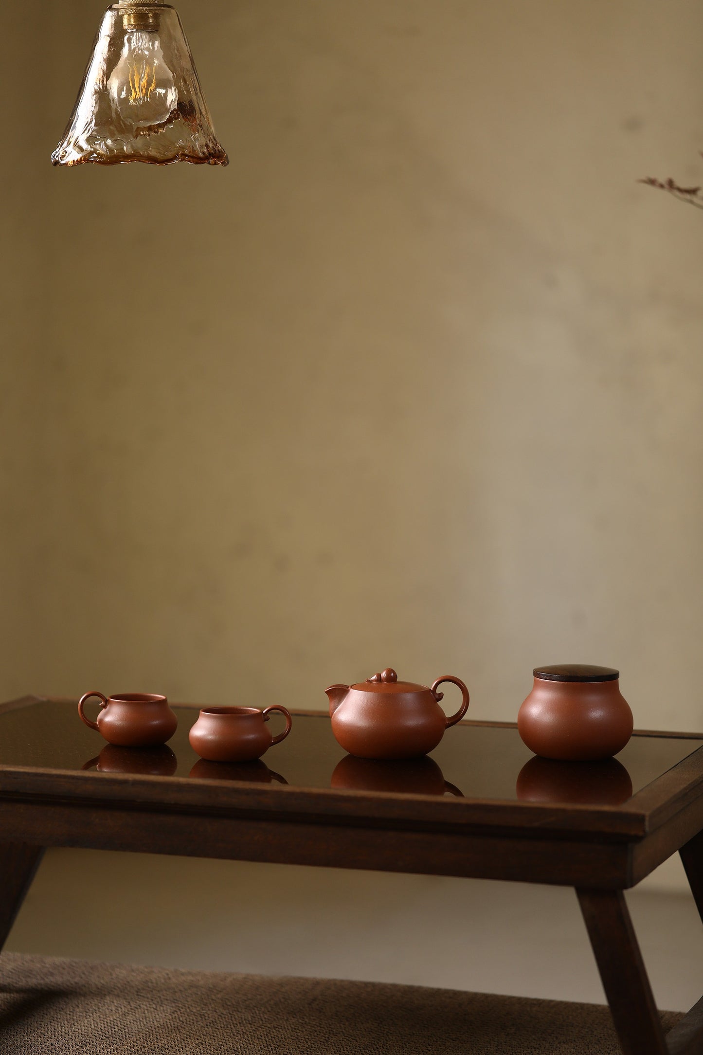 硕瓠问泉套组 天然紫砂双气孔结构  暗合葫芦「呼吸吐纳」的生命韵律