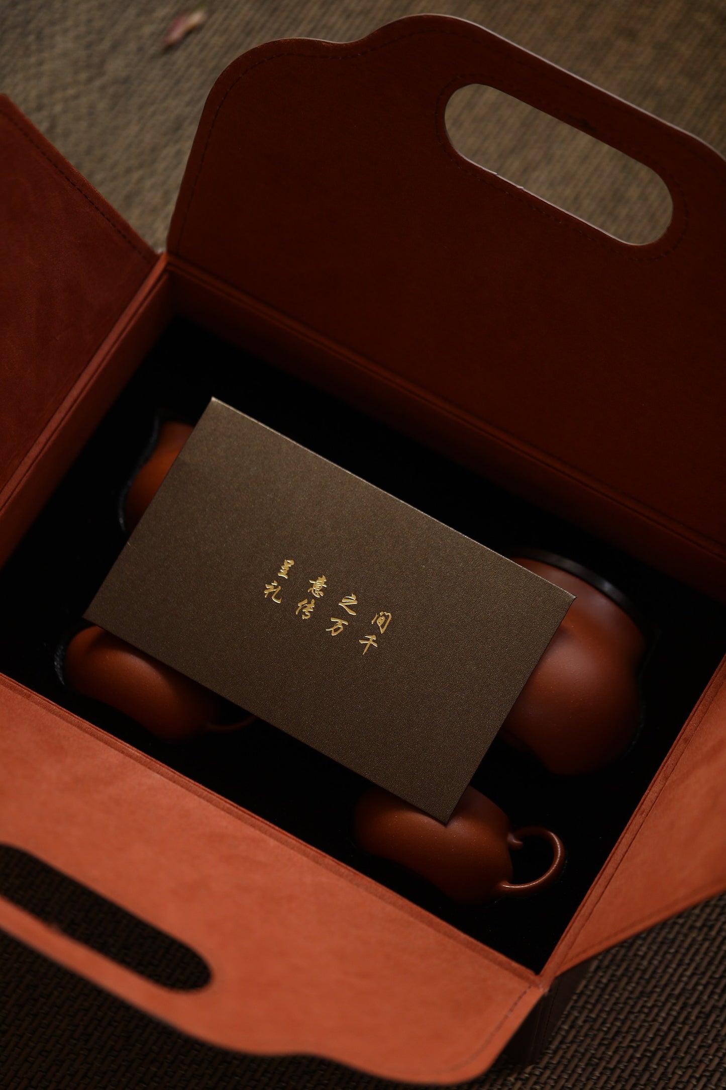 硕瓠问泉套组 天然紫砂双气孔结构  暗合葫芦「呼吸吐纳」的生命韵律