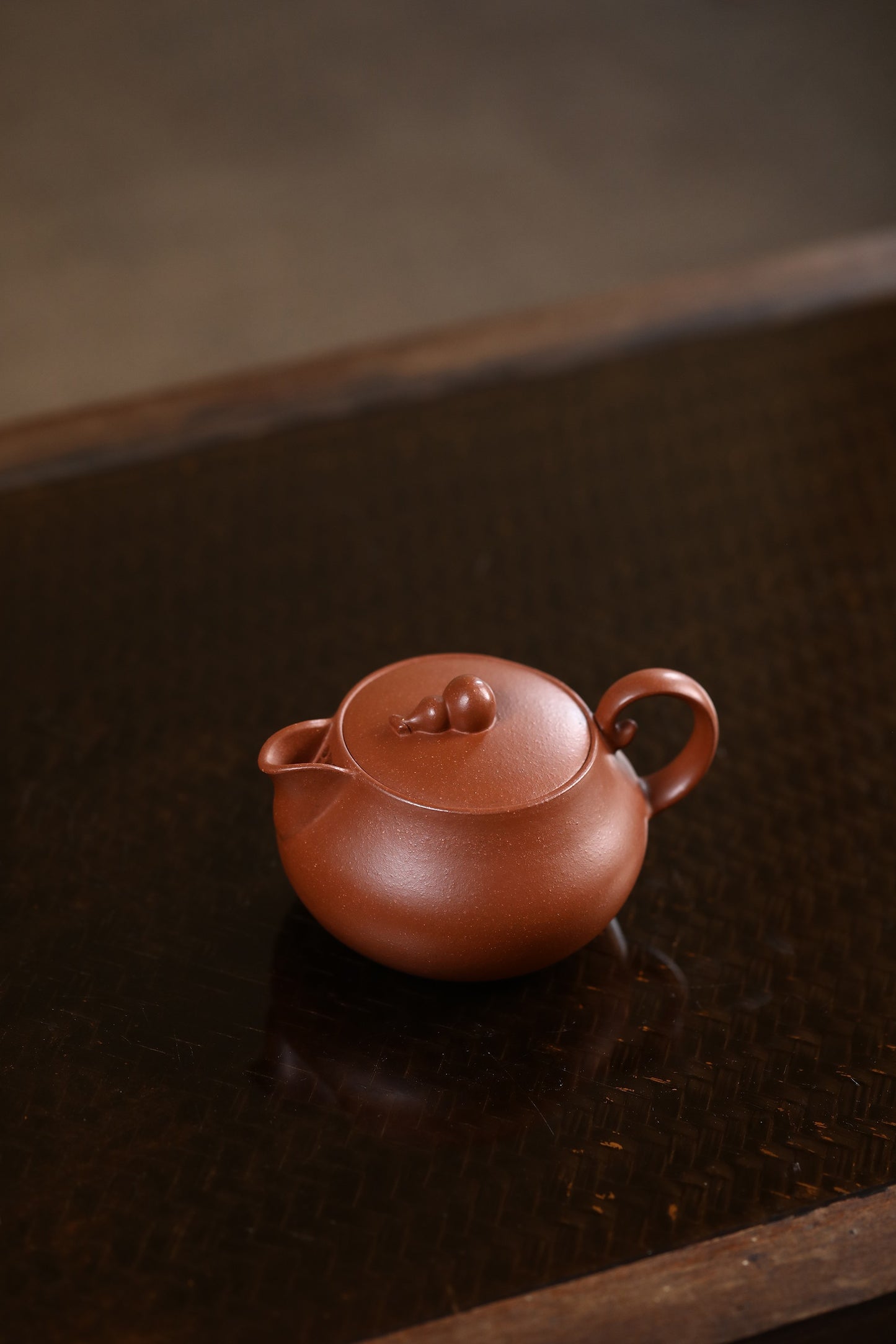 硕瓠问泉套组 天然紫砂双气孔结构  暗合葫芦「呼吸吐纳」的生命韵律