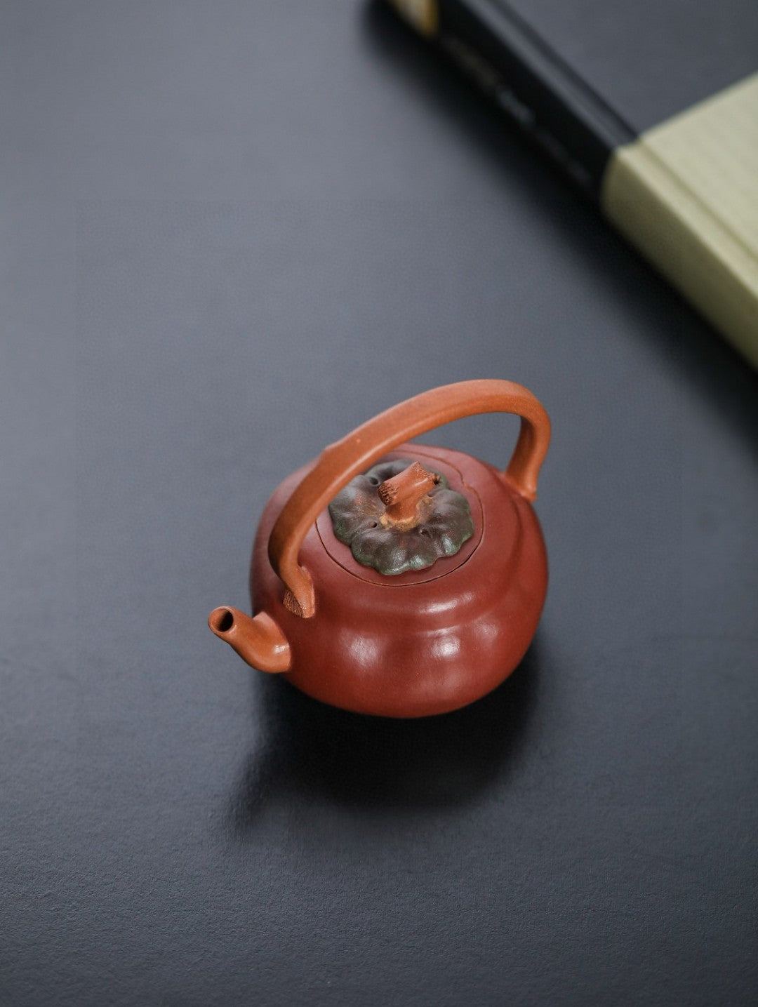 柿柿如意 【精工手制·全手工·仿生器·130CC·降坡泥内胎粉浆提梁】