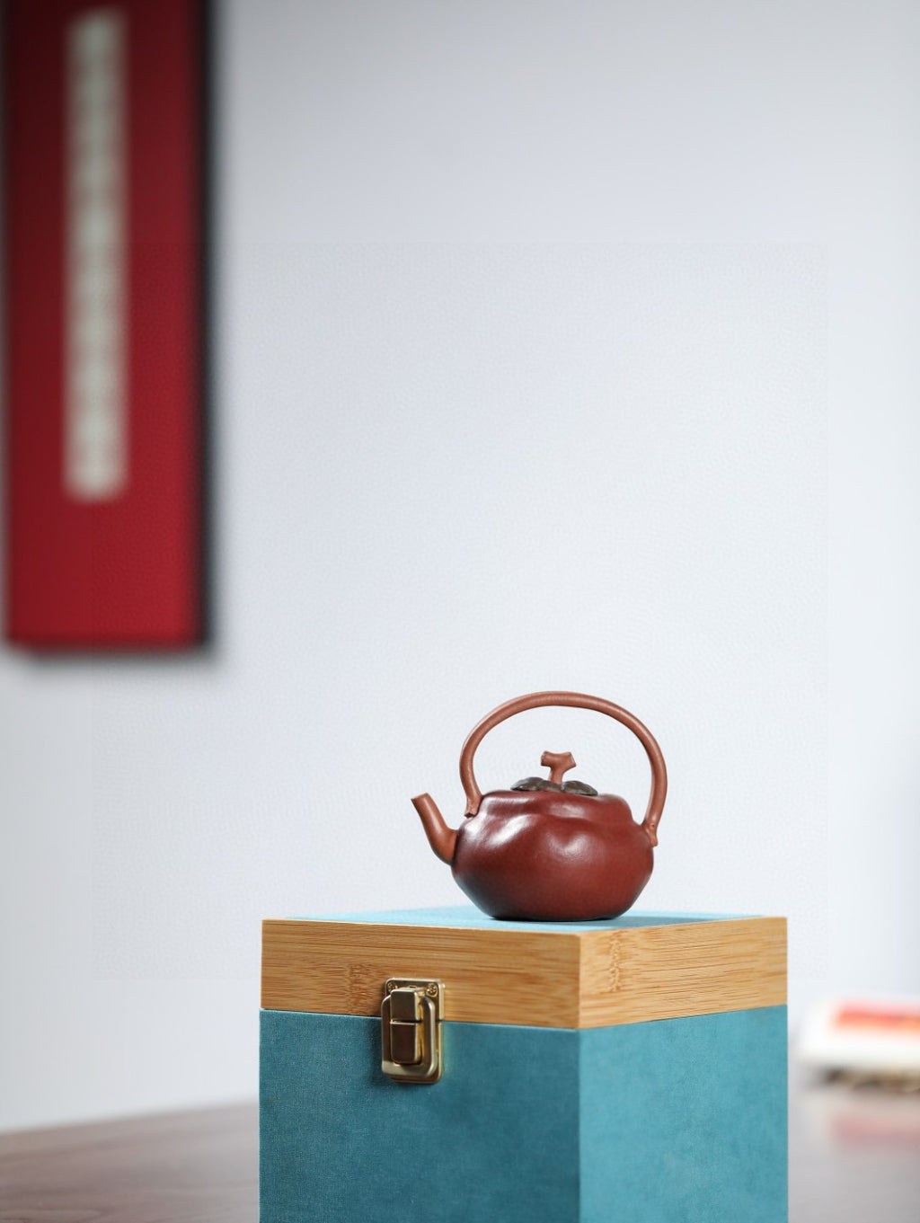 柿柿如意 【精工手制·全手工·仿生器·130CC·降坡泥内胎粉浆提梁】