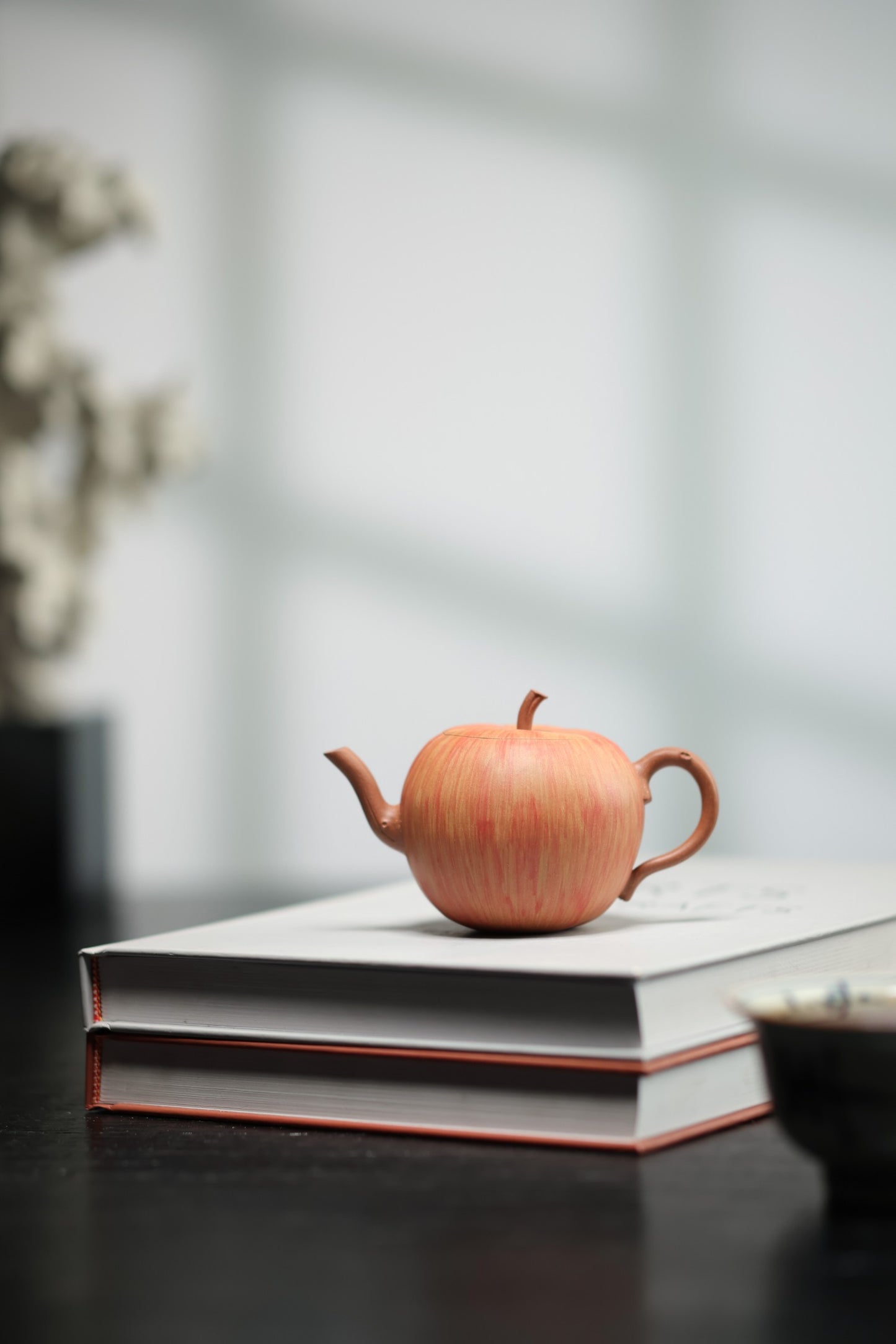 苹果壶 |【优质段泥粉浆朱泥 全手工 仿生器 容量150cc 民间实力派 】