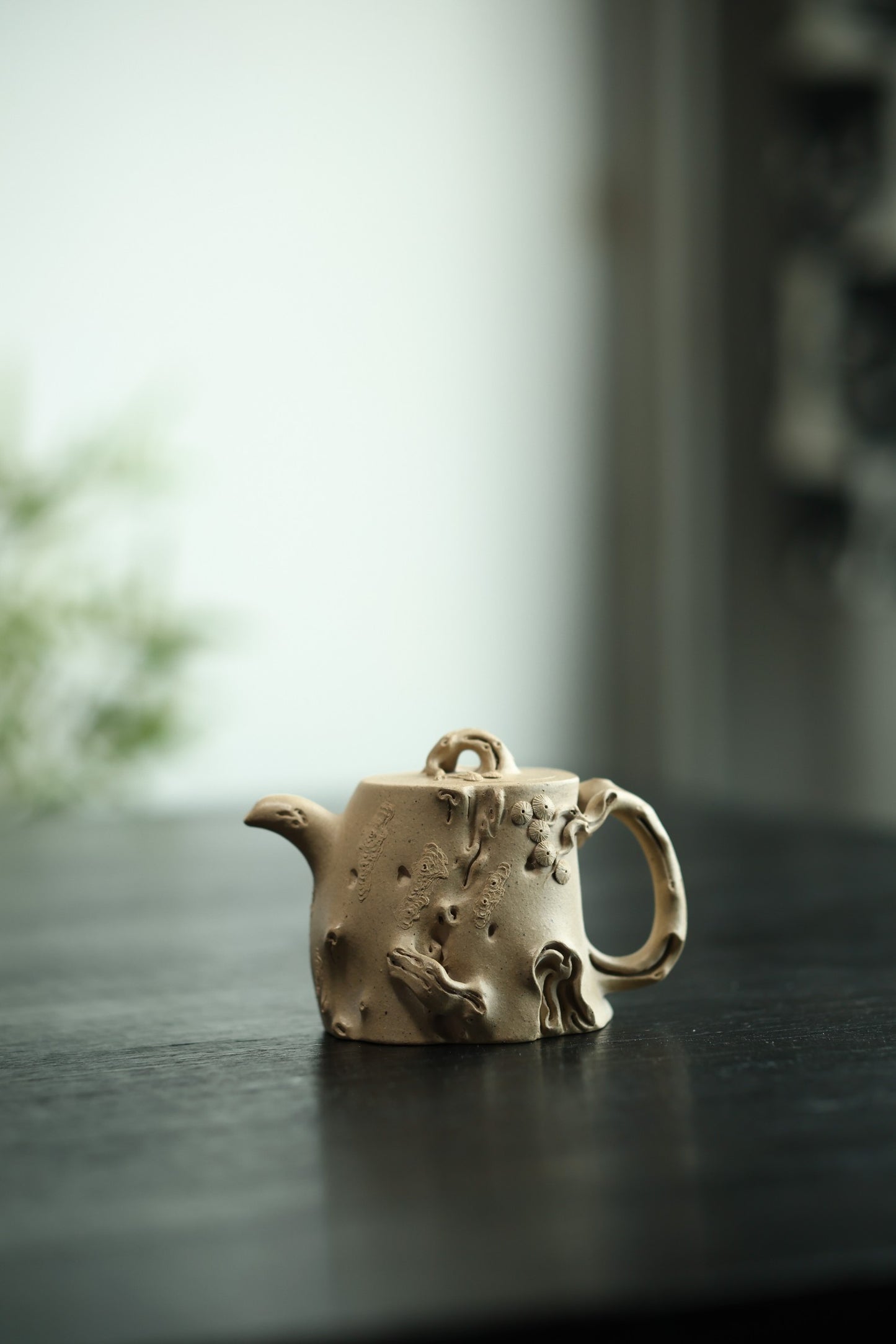 松桩壶 | 【优质段泥·全手工·精工手制·精品花货·200cc·9孔·民间实力派作品】