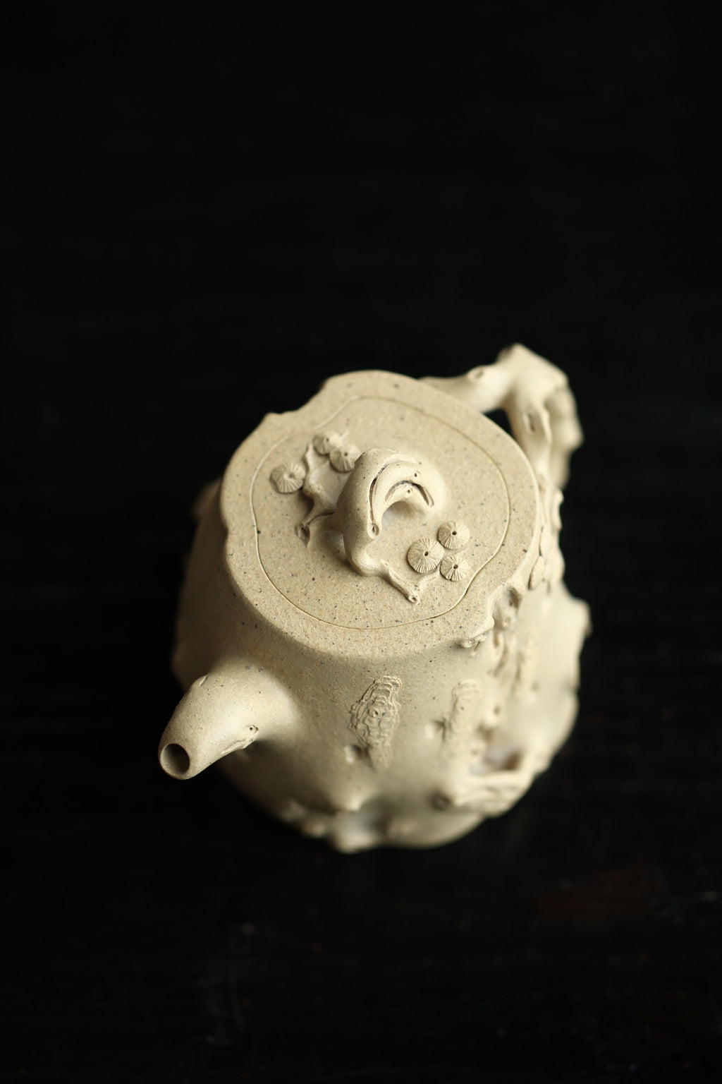松桩壶 | 【优质段泥·全手工·精工手制·精品花货·200cc·9孔·民间实力派作品】