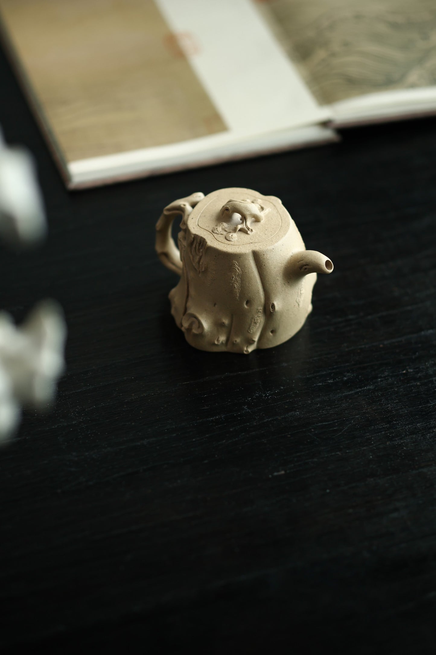 松桩壶 | 【优质段泥·全手工·精工手制·精品花货·200cc·9孔·民间实力派作品】