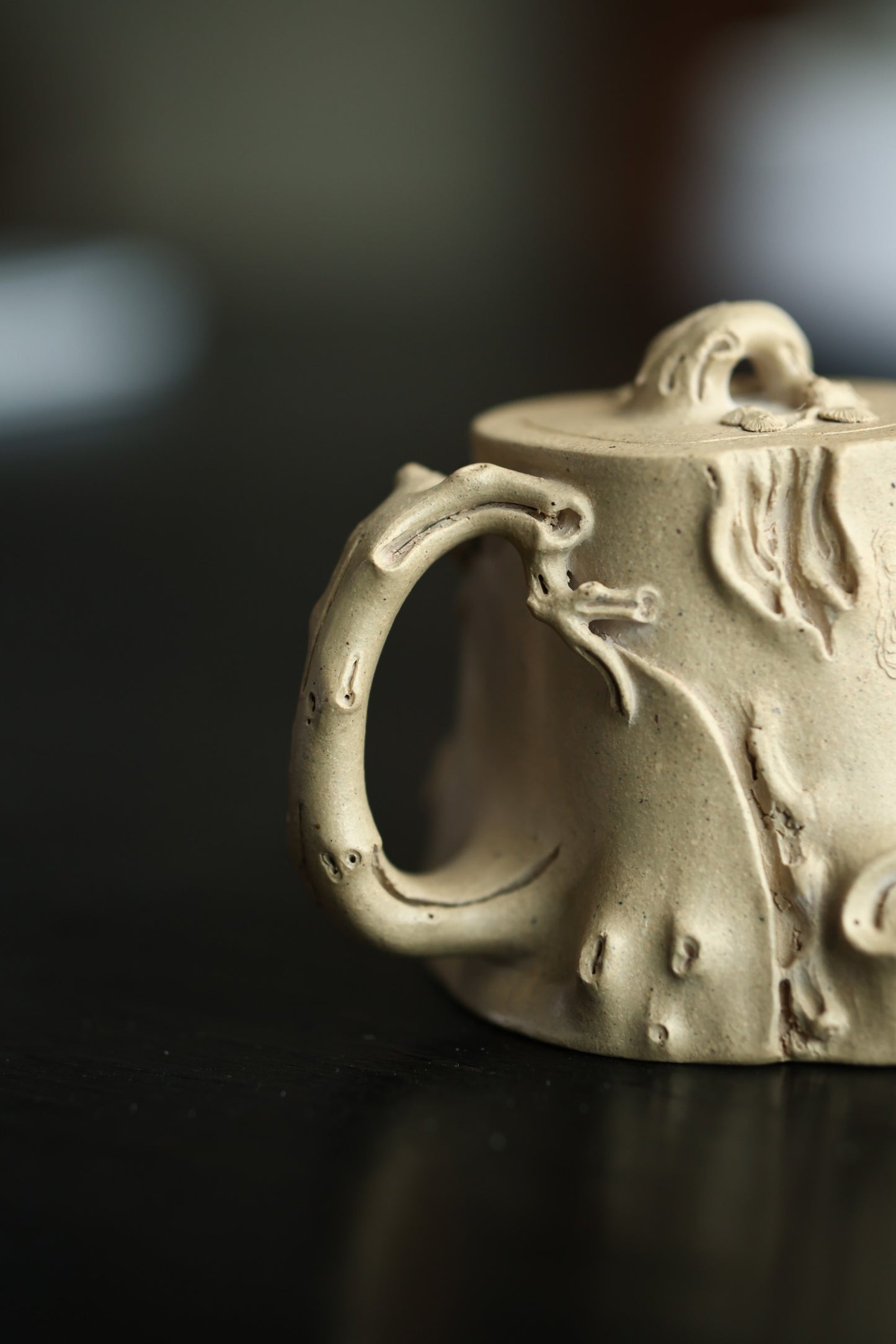 松桩壶 | 【优质段泥·全手工·精工手制·精品花货·200cc·9孔·民间实力派作品】