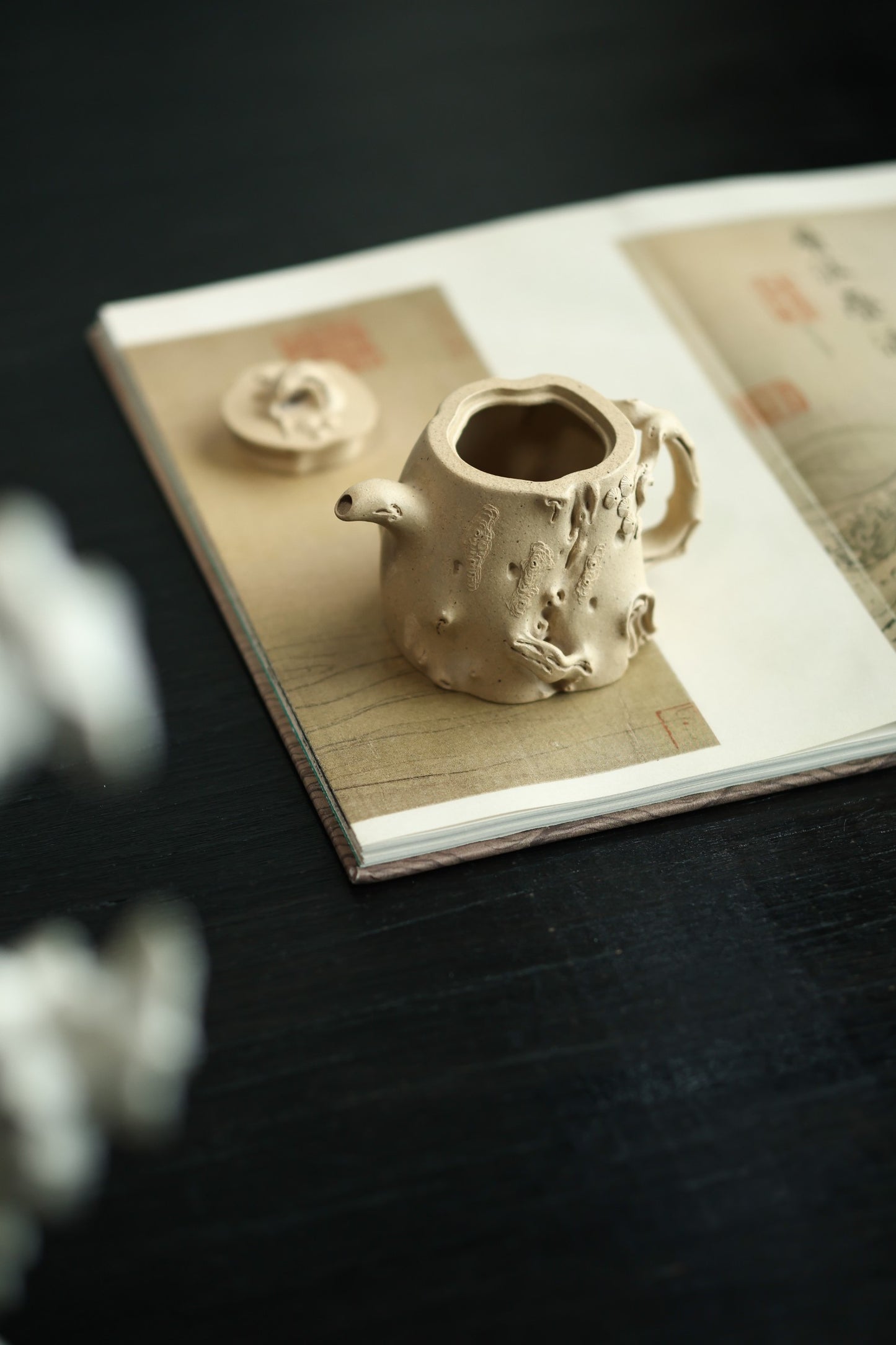 松桩壶 | 【优质段泥·全手工·精工手制·精品花货·200cc·9孔·民间实力派作品】