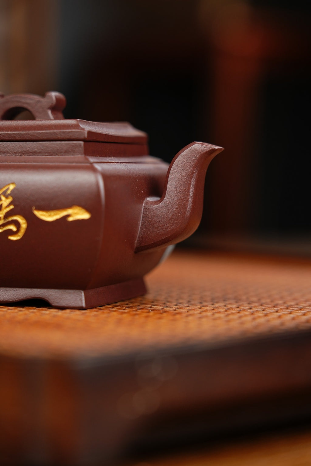 新品【青玉四方】紫茄泥260cc 作者：邵方军（国家级工艺美术师） 手工制作