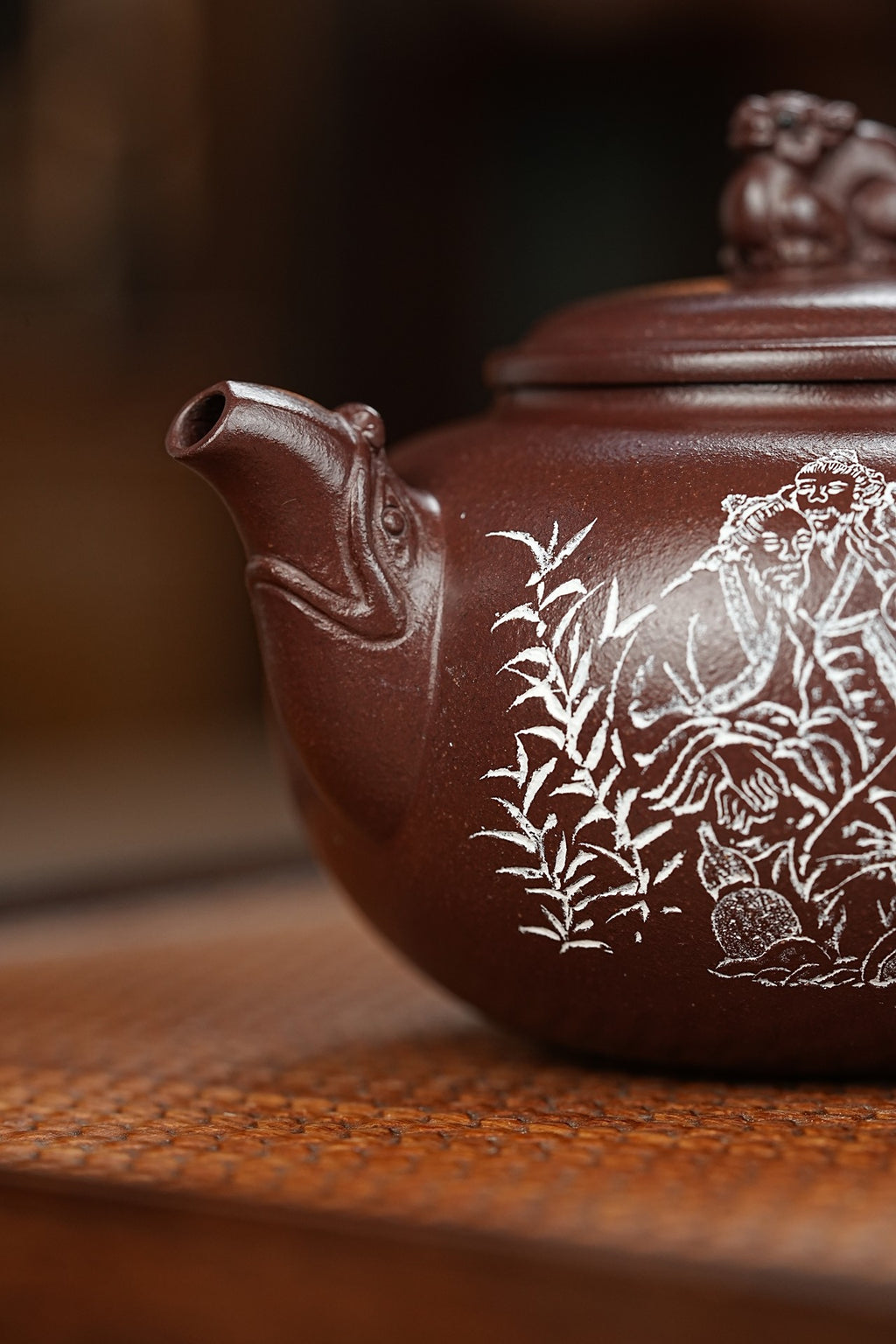 新品【龙行天下】 紫茄泥 280cc 作者：邵方军（国家级工艺美术师）手工制作