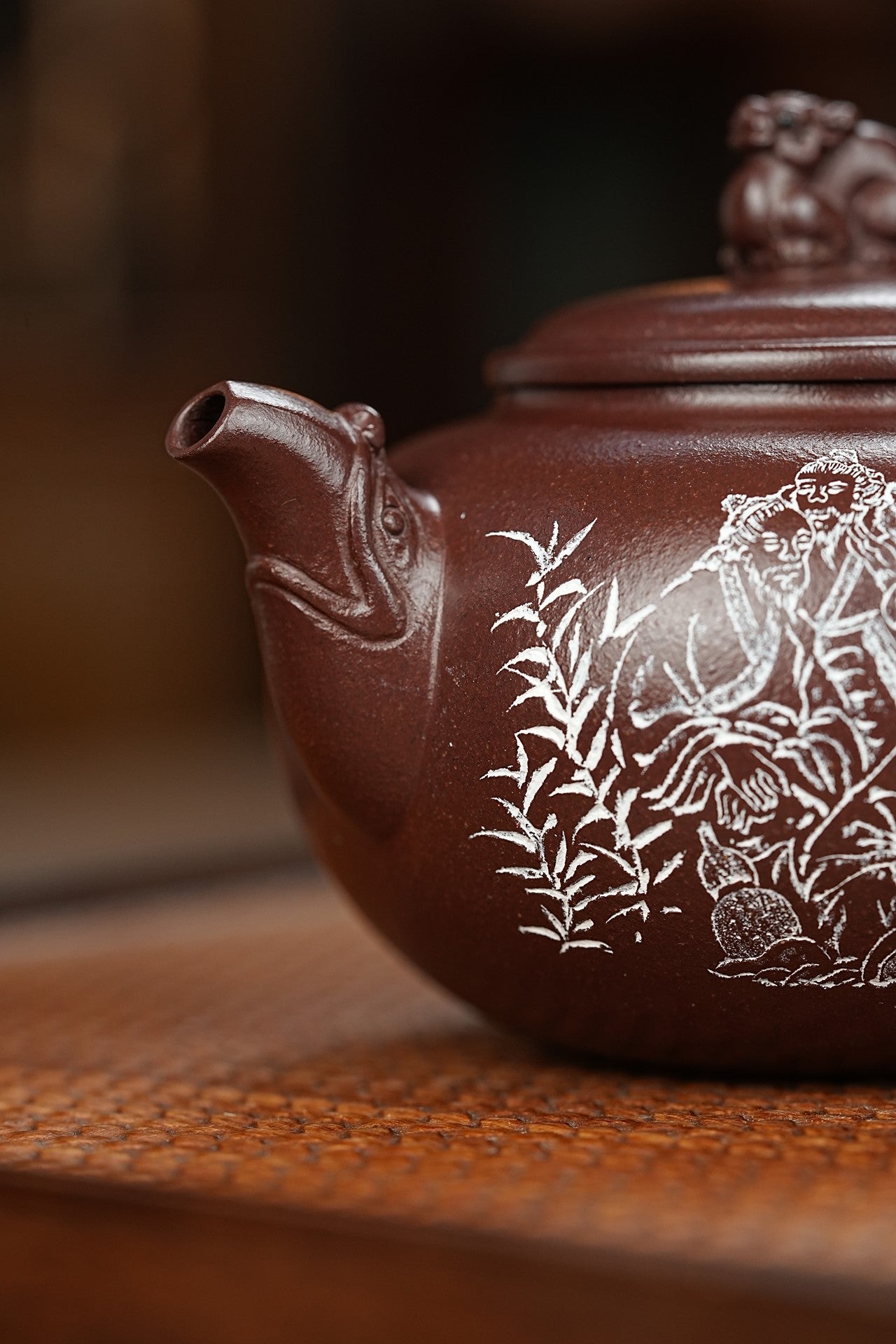 新品【龙行天下】 紫茄泥 280cc 作者：邵方军（国家级工艺美术师）手工制作